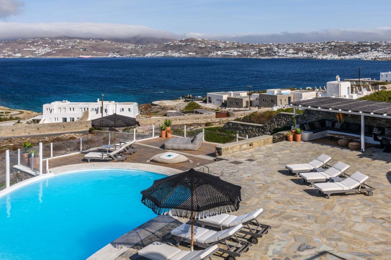 Cosset Villa Bohochic Sea&Harbourview And Sunset By One-Villas Ornos  Buitenkant foto