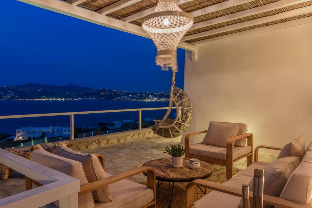 Cosset Villa Bohochic Sea&Harbourview And Sunset By One-Villas Ornos  Buitenkant foto
