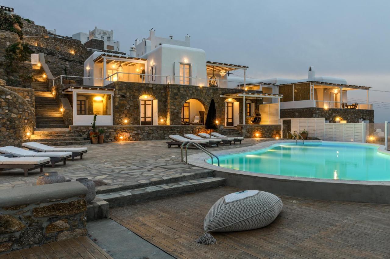Cosset Villa Bohochic Sea&Harbourview And Sunset By One-Villas Ornos  Buitenkant foto