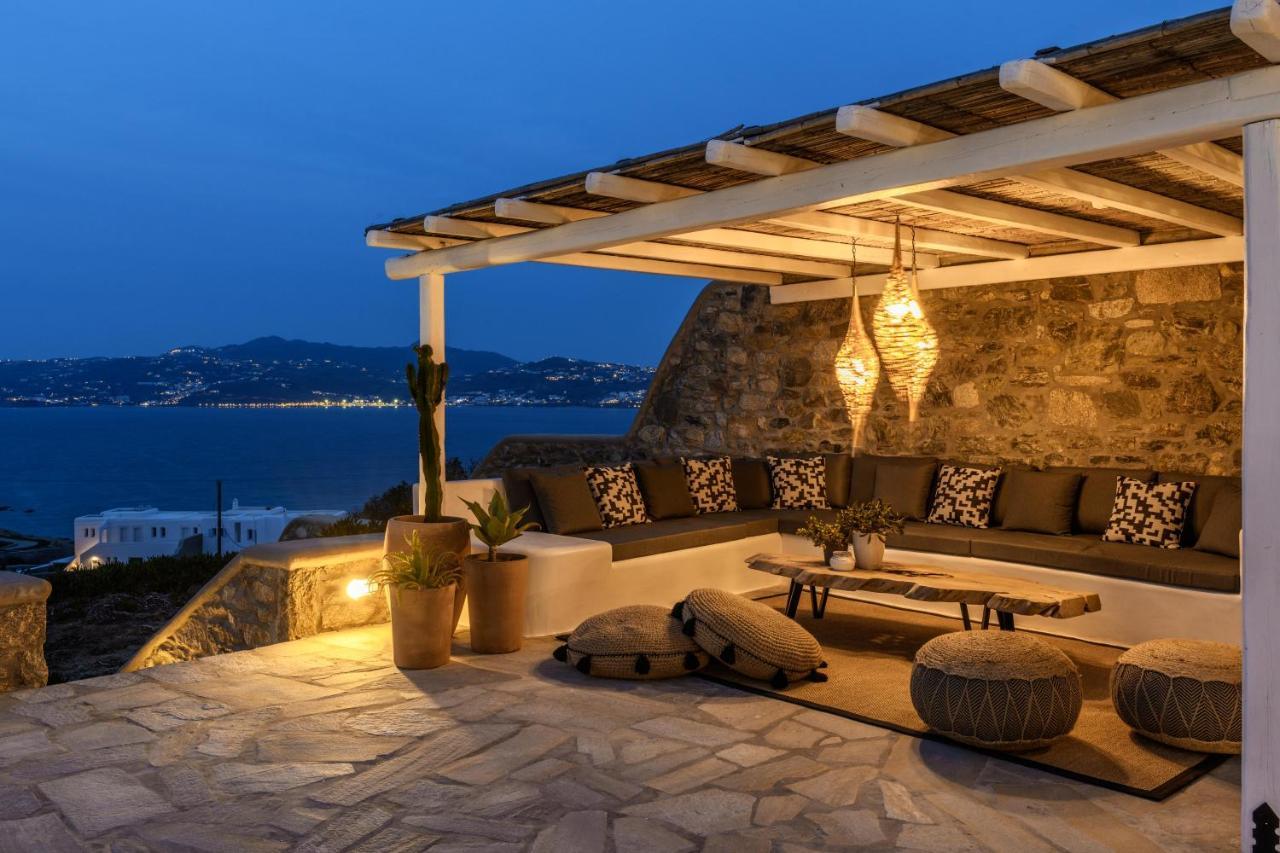 Cosset Villa Bohochic Sea&Harbourview And Sunset By One-Villas Ornos  Buitenkant foto