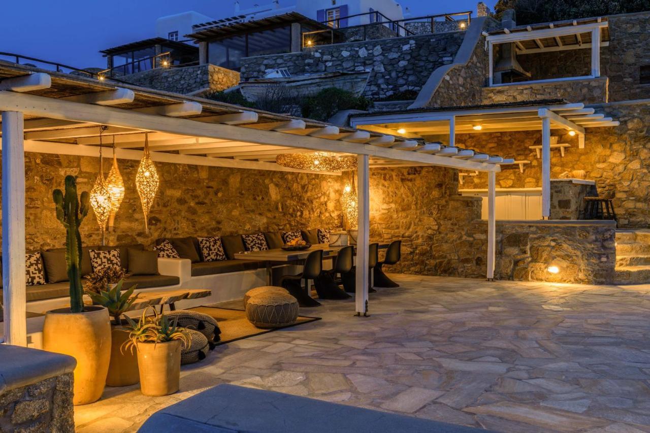 Cosset Villa Bohochic Sea&Harbourview And Sunset By One-Villas Ornos  Buitenkant foto