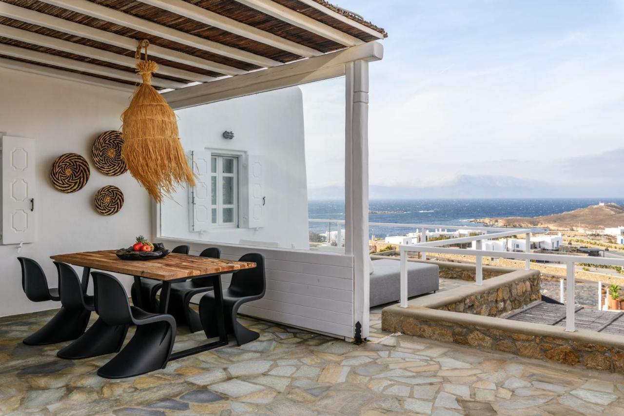 Cosset Villa Bohochic Sea&Harbourview And Sunset By One-Villas Ornos  Buitenkant foto