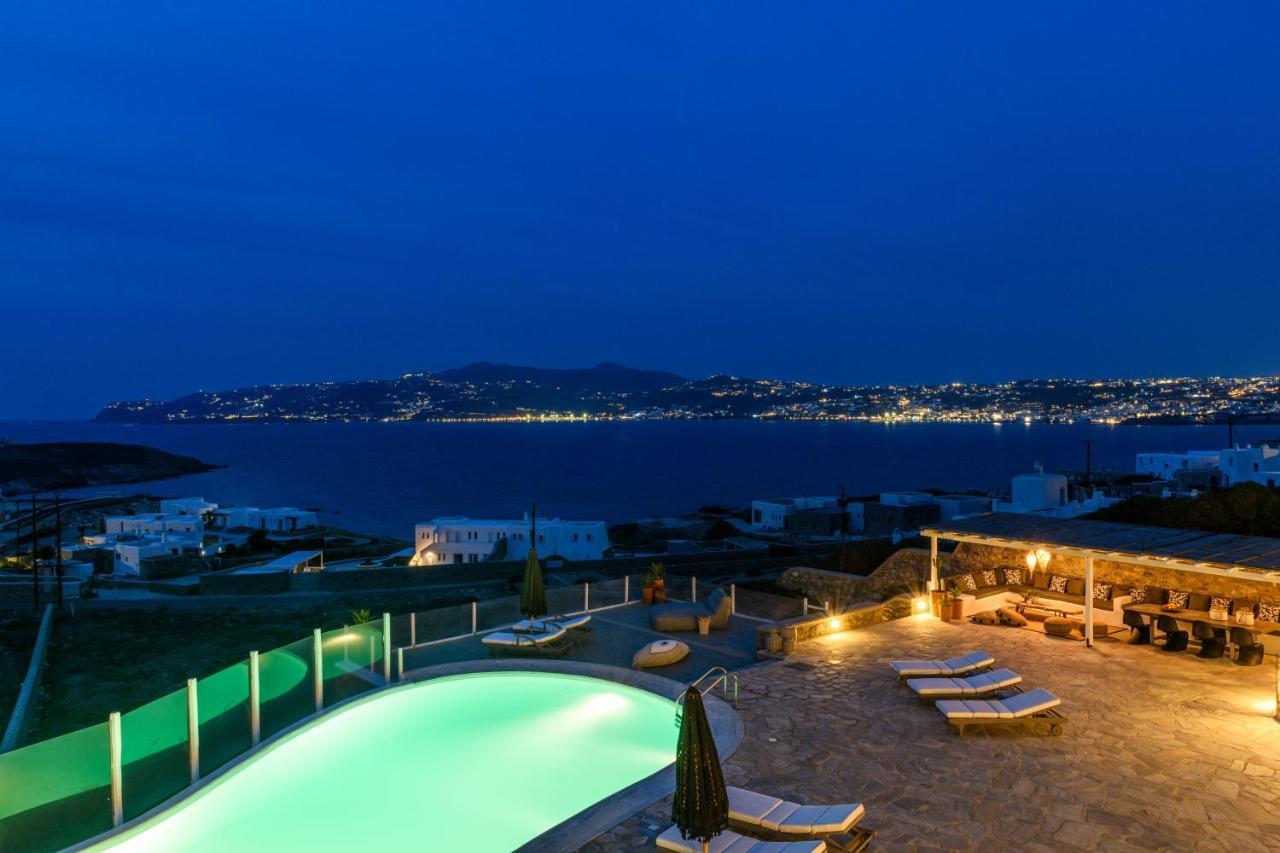 Cosset Villa Bohochic Sea&Harbourview And Sunset By One-Villas Ornos  Buitenkant foto
