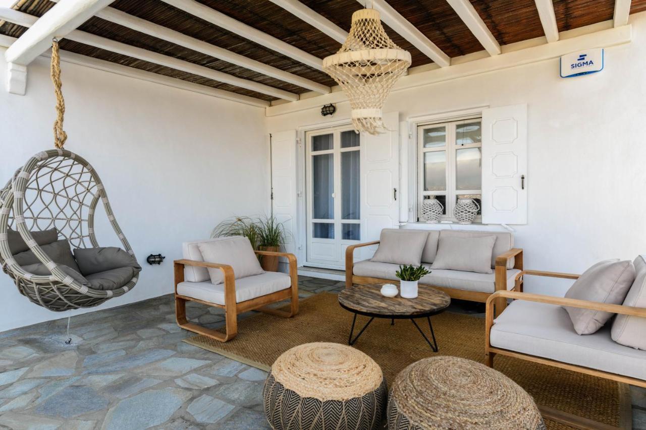 Cosset Villa Bohochic Sea&Harbourview And Sunset By One-Villas Ornos  Buitenkant foto