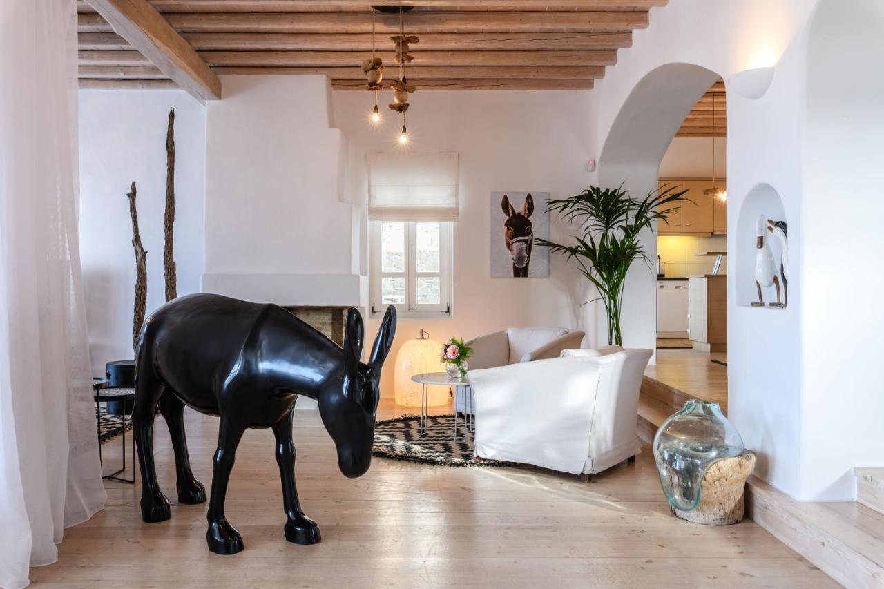 Cosset Villa Bohochic Sea&Harbourview And Sunset By One-Villas Ornos  Buitenkant foto