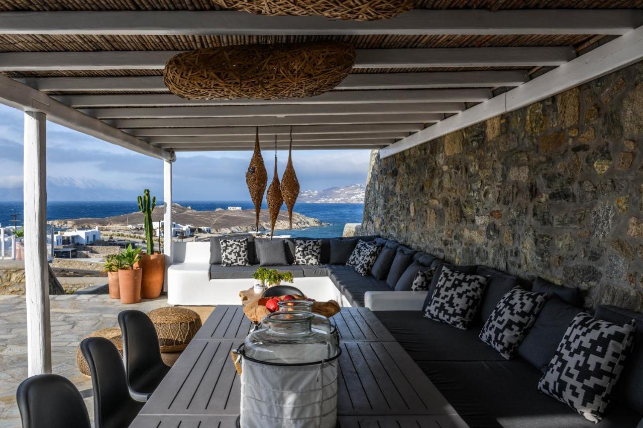 Cosset Villa Bohochic Sea&Harbourview And Sunset By One-Villas Ornos  Buitenkant foto