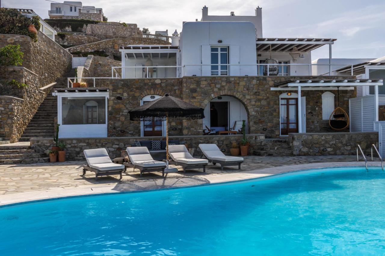 Cosset Villa Bohochic Sea&Harbourview And Sunset By One-Villas Ornos  Buitenkant foto